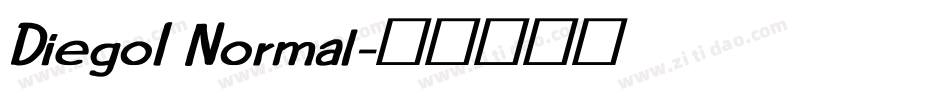 Diego1 Normal字体转换